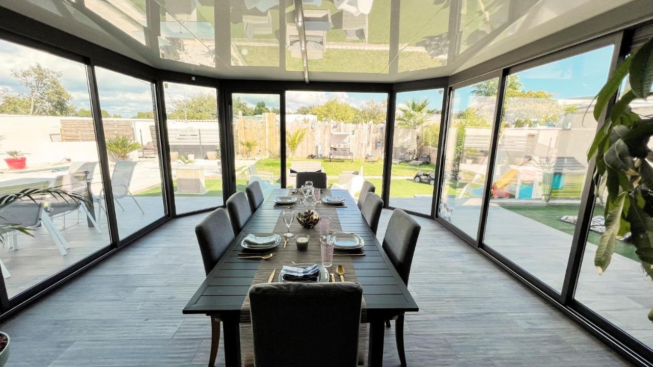 Villa Dali La Garde 260M2 Jacuzzi, Sauna, Piscine, Jardin 500M2, 5 Minutes De La Plage Dış mekan fotoğraf
